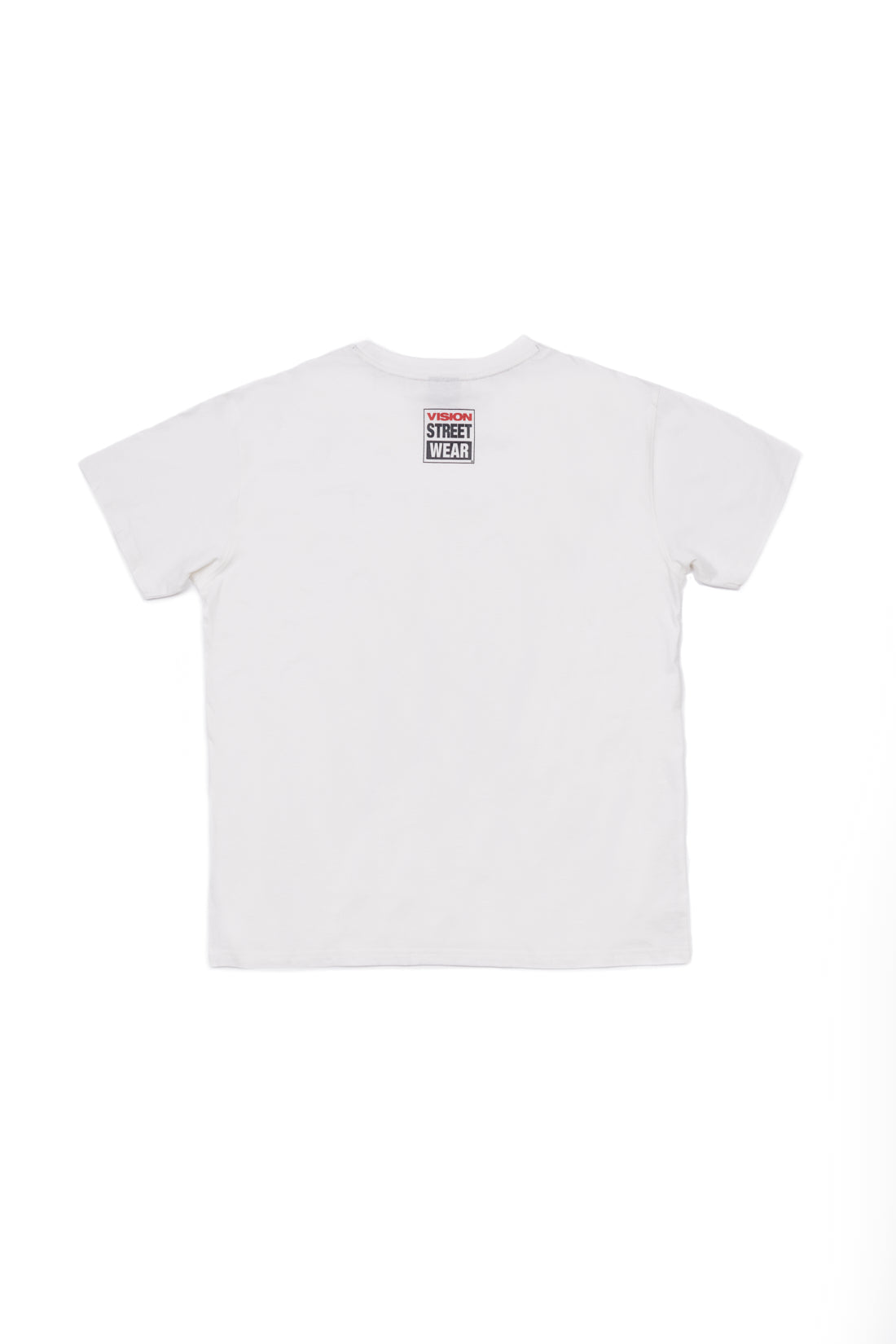 Vision Street Wear Face Print Logo T-Shirt Ivory