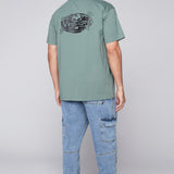 GELFAND - Loose Fit Cargo Pant with Adjustable Hems - Dark Stone Denim