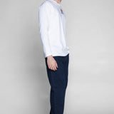 PANTALON BOYCHIK COUPE LARGE EN DENIM BRUT – BLEU RINCÉ