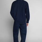 PANTALON BOYCHIK COUPE LARGE EN DENIM BRUT – BLEU RINCÉ