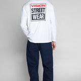 PANTALON BOYCHIK COUPE LARGE EN DENIM BRUT – BLEU RINCÉ