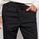 JAGGER - 5 Pocket Soft French Terry Classic Jogger - Black