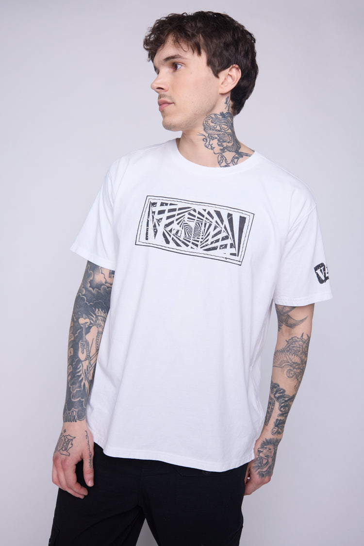 Vision Street Wear Spiral Box T-Shirt Ivory