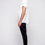 HENDRIX - 5 Pocket  Moto Stitch Jogger - Black