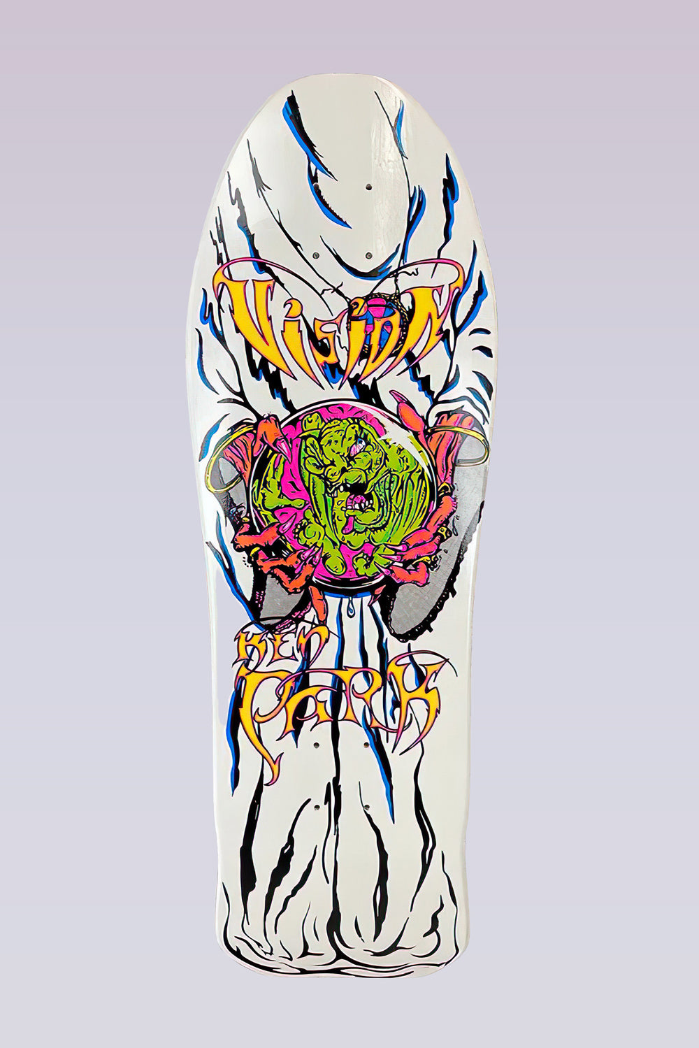 Ken Park Crystal Ball Deck 9.75"X30" - White