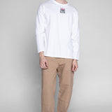 OLI RELAXED WIDE TWILL PANT –  BEIGE