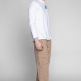 OLI RELAXED WIDE TWILL PANT –  BEIGE