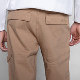 OLI RELAXED WIDE TWILL PANT –  BEIGE