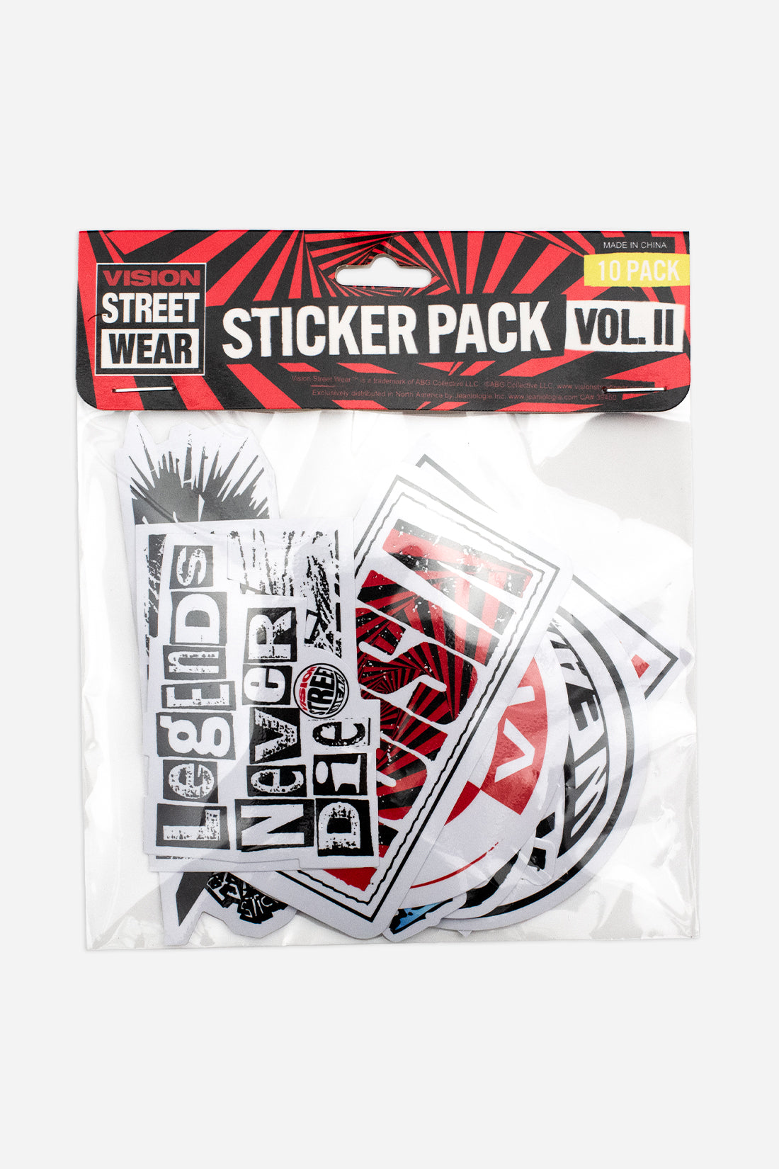 Vision Street Wear Skateboard Stickers