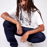 Face Print Logo T-Shirt - Ivory