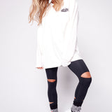 Skull Bone Print T-Shirt - Bone