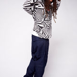 OLI - Loose Fit Pant with Adjustable Hems - Indigo Denim