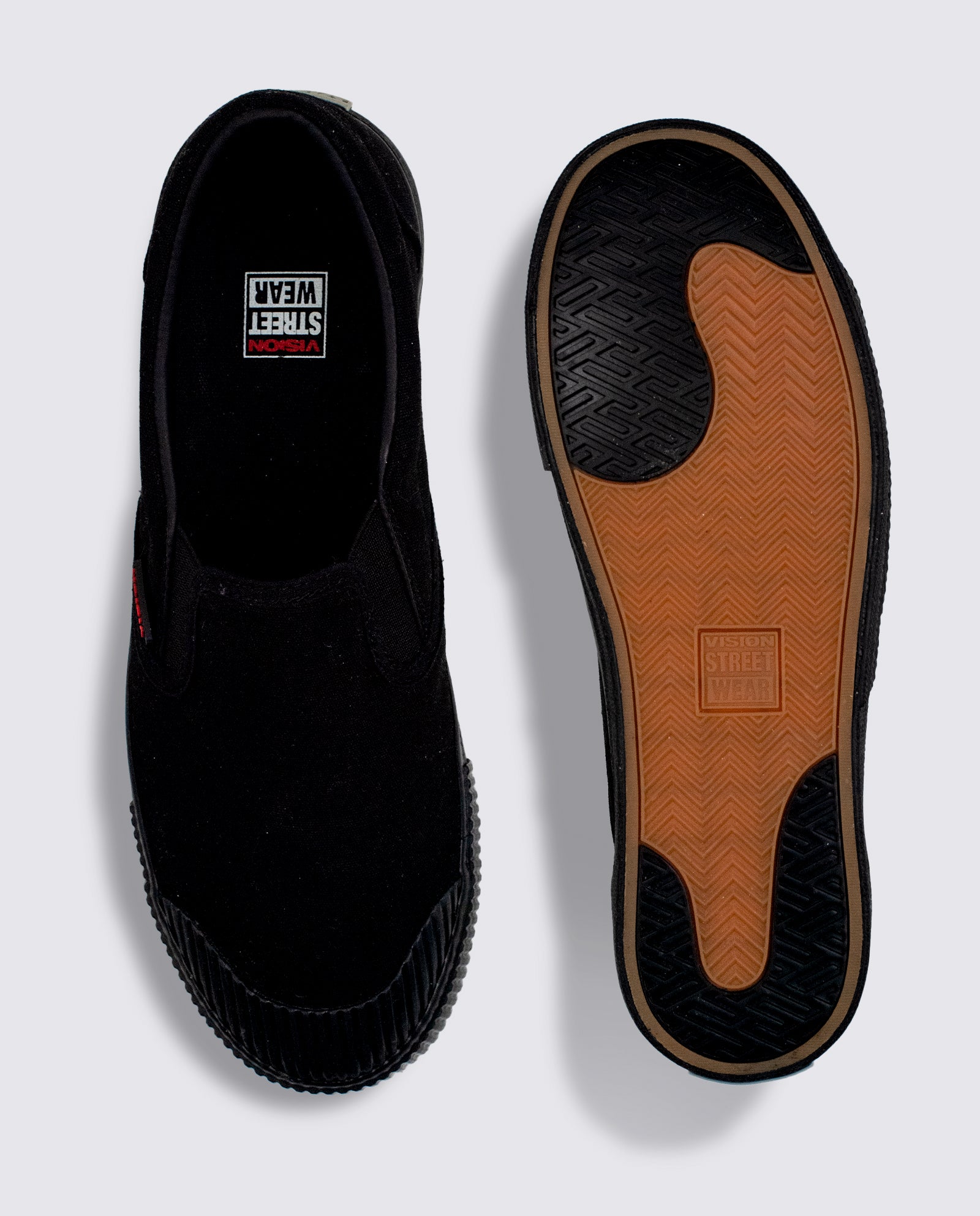Black Canvas Shoes for Men's