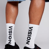 6 Pack Crew Socks - IVORY
