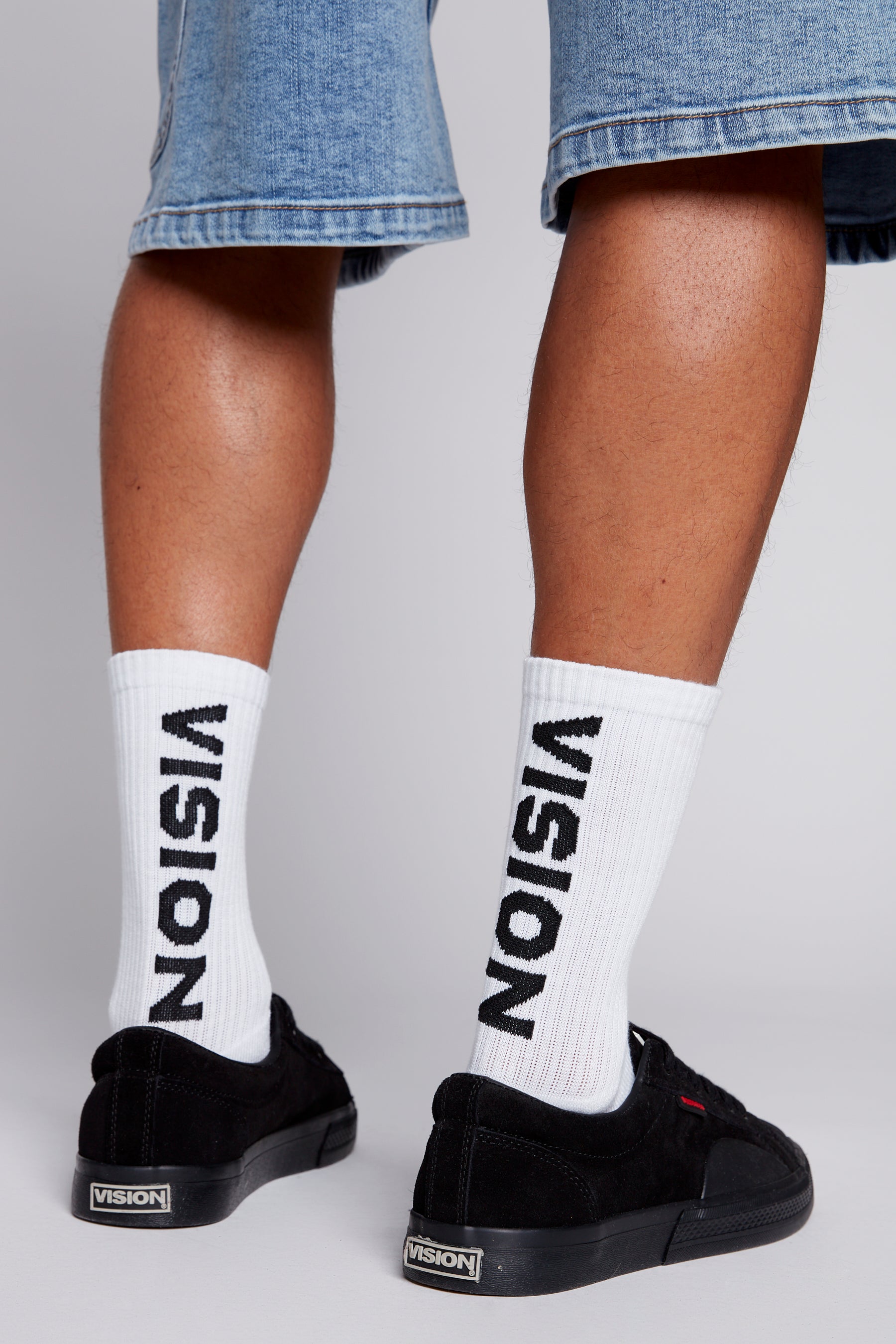 6 Pack Crew Socks - IVORY