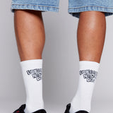 6 Pack Crew Socks - IVORY