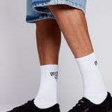 6 Pack Crew Socks - IVORY