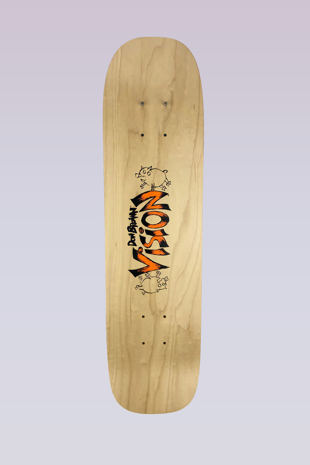 Don Brown Pig Stick OG Reissue Skateboard Deck - 7.25"x27.5" - Natural
