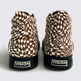 Canvas High Top Sneakers - Brown Broken Check