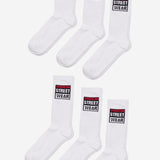Vision Street Wear Skateboard Sports Socks Ivory