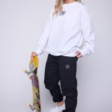 Vision Street Wear Printed Box Logo Sweatshirt Ivory