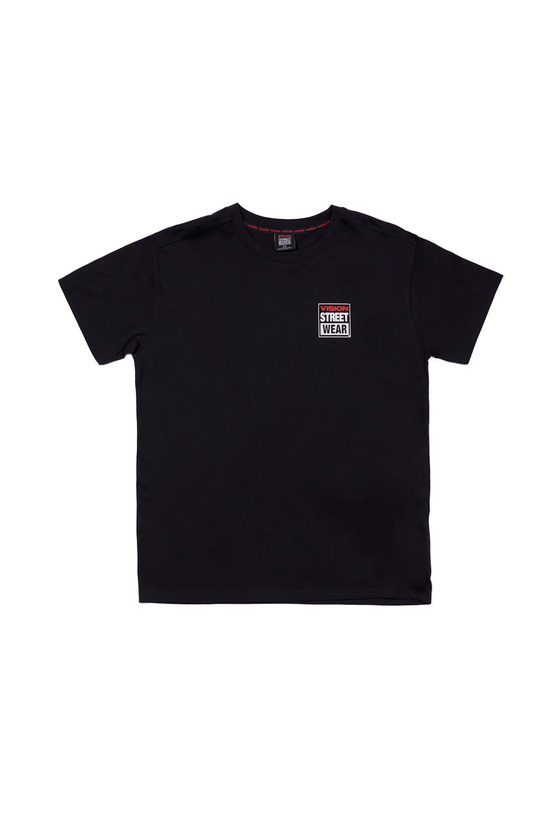 Vision Street Wear Safety Pin Logo T-Shirt Black