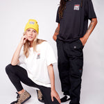 Vision Street Wear Safety Pin Logo T-Shirt Black