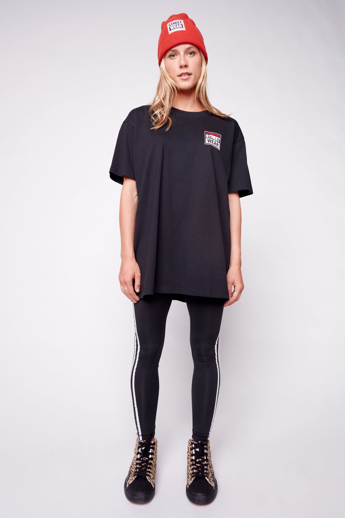 Vision Street Wear Safety Pin Logo T-Shirt Black