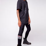 Vision Street Wear Face Print Logo T-Shirt Black