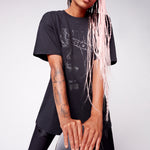 Vision Street Wear Face Print Logo T-Shirt Black