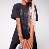 Vision Street Wear Face Print Logo T-Shirt Black