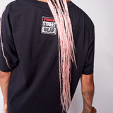 Vision Street Wear Face Print Logo T-Shirt Black