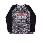 Vision Street Wear Aop Skull T-Shirt Black