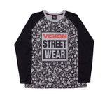 Vision Street Wear Aop Skull T-Shirt Black