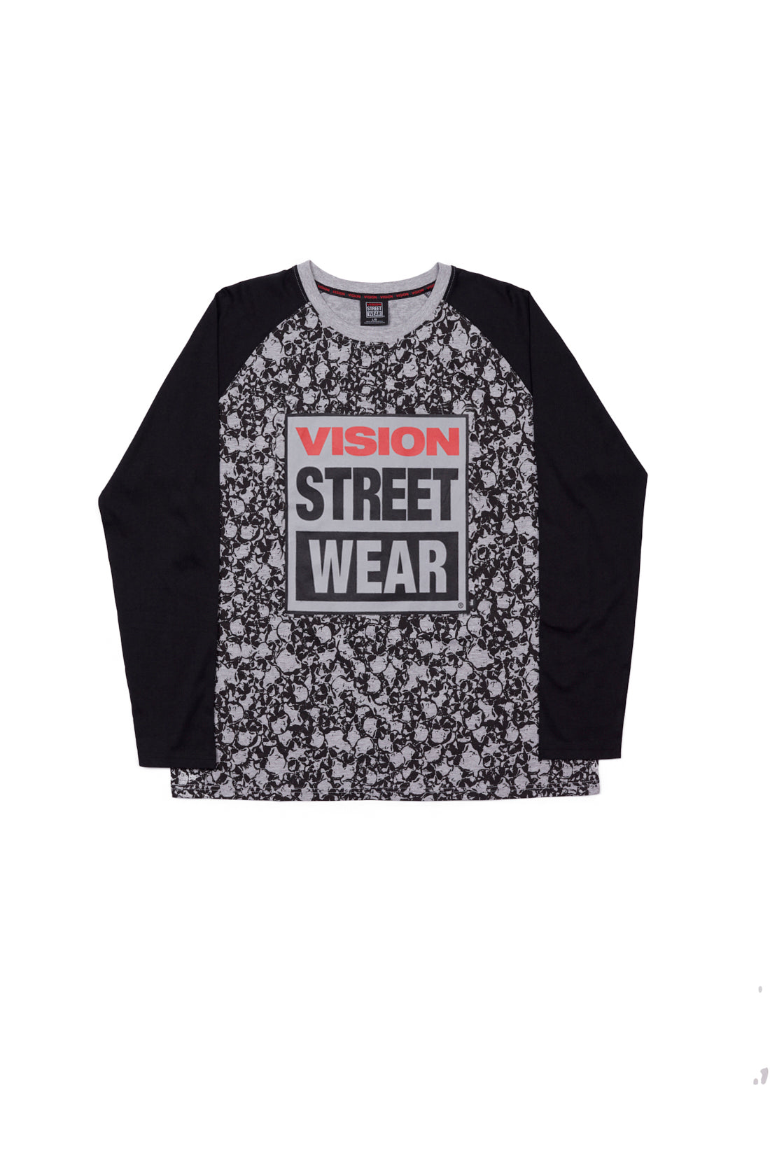 Vision Street Wear Aop Skull T-Shirt Black