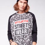 Vision Street Wear Aop Skull T-Shirt Black