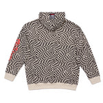 Vision Street Wear Broken Checks Hoodie Bone