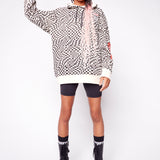 Vision Street Wear Broken Checks Hoodie Bone
