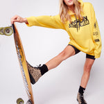 Vision Street Wear Team Logo Hoodie Yellow