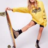 Vision Street Wear Team Logo Hoodie Yellow