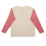 Vision Street Wear Fisheye Large Logo Print T-Shirt Bone & Dusty Rose