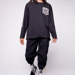 Vision Street Wear GELFAND Cargo Straight Leg Ripstop Pant Black