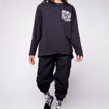Vision Street Wear GELFAND Cargo Straight Leg Ripstop Pant Black